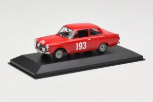 Ford Cortina Mk I #193 Rally Monte Carlo 1963 Minichamps 1:43 400638293 Metal — zdjęcie 2 z 4