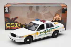 Ford Crown Victoria Police Interceptor CSI Miami GreenLight 1:18 13514 Metal — zdjęcie 6 z 6