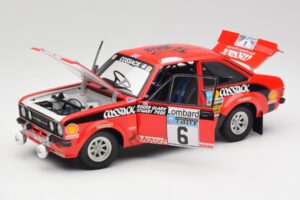 Ford Escort II RS1800 #6 R. Clark / J. Pegg RAC Rally Winner 1976 Minichamps 1:18 100768406 Metal — zdjęcie 2 z 8