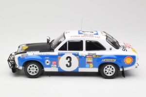 Ford Escort RS 1600 Mk1 #3 V. Preston Jr. / B. Smith Safari Rally 1973 IXO 1:18 18RMC075B Metal — zdjęcie 3 z 6