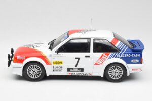 Ford Escort RS Turbo #7 Lotto Haspengouw Rally 1985 MCG 1:18 MCG18421 Metal — zdjęcie 3 z 6