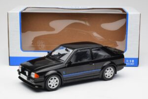 Ford Escort RS Turbo Samochód Prywatny Księżnej Diany Czarny MCG 1:18 MCG18420 Metal — zdjęcie 6 z 6