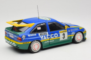 Ford Escort #3 Yacco L. Bernardini / B. Occelli Rally Monte Carlo Winners 1996 UT Models 1:18 180968203-R1 Metal — zdjęcie 3 z 8
