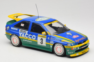 Ford Escort #3 Yacco L. Bernardini / B. Occelli Rally Monte Carlo Winners 1996 UT Models 1:18 180968203-R1 Metal — zdjęcie 6 z 8