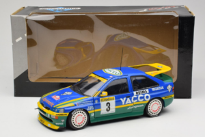 Ford Escort #3 Yacco L. Bernardini / B. Occelli Rally Monte Carlo Winners 1996 UT Models 1:18 180968203-R1 Metal — zdjęcie 8 z 8