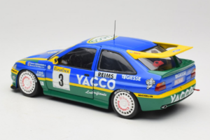 Ford Escort #3 Yacoo P. Bernardini / B. Occelli Rally Monte Carlo 1996 Winner UT Models 1:18 180968203 Metal — zdjęcie 7 z 8