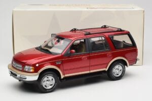 Ford Expedition Eddie Bauer Czerwony Metaliczny UT Models 1:18 22711 Metal — zdjęcie 8 z 8