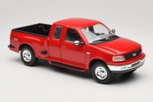 Ford F-150 Flareside SuperCab Czerwony Mira 1:18 6217 Metal — zdjęcie 6 z 8