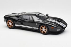 Ford GT Czarny Z Białymi Pasami AUTOart 1:18 73023 Metal — zdjęcie 6 z 8