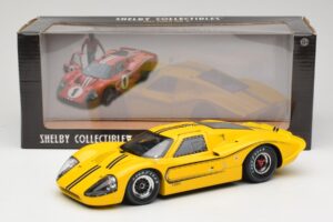 Ford GT40 Mk IV Żółty 1967 Shelby Collectibles 1:18 31414S Metal — zdjęcie 8 z 8