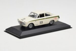 Ford Lotus Cortina Mk1 #59 J. Clark / R. Parsons Sebring 12 Hours 1964 Minichamps 1:43 400648259 Metal — zdjęcie 2 z 4