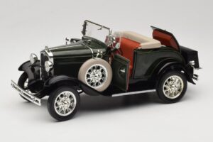 Ford Model A Ciemnozielony Motor City 1:18 20003 Metal — zdjęcie 2 z 8