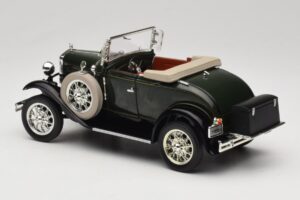 Ford Model A Ciemnozielony Motor City 1:18 20003 Metal — zdjęcie 7 z 8