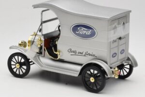 Ford Model T Delivery Truck Srebrny Eagle Collectibles 1:18 430600 Metal — zdjęcie 5 z 6