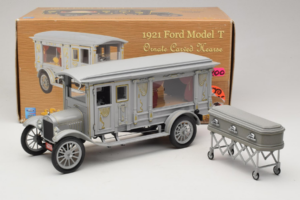 Ford Model T Ornate Carved Hearse Precision Miniatures 1:18 PMSC-07G Metal — zdjęcie 8 z 8