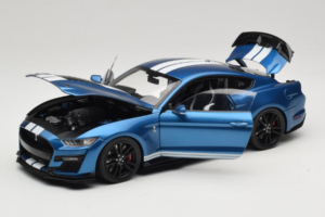 Ford Mustang Shelby GT500 S550 Atlas Blue Metallic IXO 1:18 18RDC244-FO Metal — zdjęcie 2 z 8