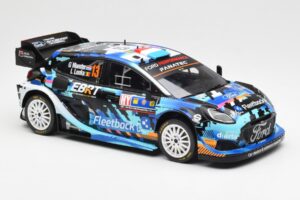 Ford Puma Rally1 #13 G. Munster / L. Louka Rally Central Europe 2023 IXO 1:18 18RMC188 Metal — zdjęcie 4 z 6