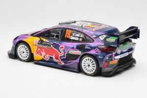 Ford Puma Rally1 #19 S. Loeb / I. Galmiche Rally Monte Carlo Winner 2022 IXO 1:18 18RMC110 Metal — zdjęcie 5 z 6