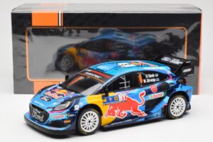 Ford Puma Rally1 #8 O. Tanak / M. Jarveoja 3rd Rally Central Europe 2023 IXO 1:18 18RMC187 Metal — zdjęcie 6 z 6