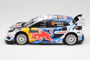 Ford Puma Rally1 WRC #16 A. Fourmaux / A. Coria Rally Monte Carlo 2024 IXO 1:18 18RMC198 Metal — zdjęcie 3 z 6