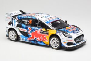 Ford Puma Rally1 WRC #16 A. Fourmaux / A. Coria Rally Monte Carlo 2024 IXO 1:18 18RMC198 Metal — zdjęcie 4 z 6