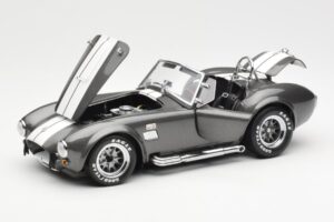 Ford Shelby Cobra 427 S/C Szary Metalik Z Białymi Paskami Kyosho 1:18 08045GRW Metal — zdjęcie 2 z 8