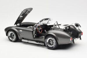 Ford Shelby Cobra 427 S/C Szary Metalik Z Białymi Paskami Kyosho 1:18 08045GRW Metal — zdjęcie 5 z 8