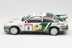Ford Sierra RS Cosworth #8 D. Auriol / B. Occelli Rally Tour de Corse 1988 AUTOart 1:18 88812 Metal — zdjęcie 4 z 8