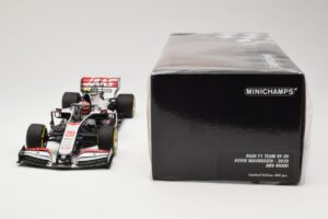 Haas VF-20 #20 K. Magnussen Abu Dhabi GP 2020 Minichamps 1:18 110201720 Metal — zdjęcie 6 z 6