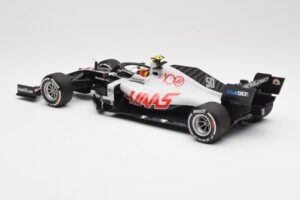 Haas VF-20 #50 M. Schumacher FP1 Abu Dhabi GP 2020 Minichamps 1:18 110201750 Metal — zdjęcie 5 z 6