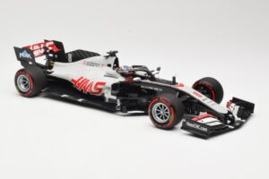 Haas VF-20 #8 R. Grosjean Bahrain GP 2020 Minichamps 1:18 110201508 Metal — zdjęcie 4 z 6