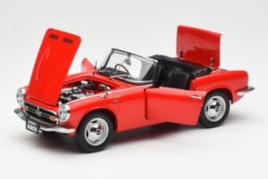Honda S800 Roadster Czerwony AUTOart 1:18 73276 Metal — zdjęcie 2 z 8