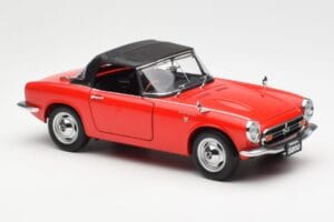 Honda S800 Roadster Czerwony AUTOart 1:18 73276 Metal — zdjęcie 6 z 8