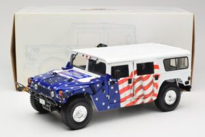 Hummer H1 AM General Gore-Lieberman Humvee America Exoto 1:18 1807 Metal — zdjęcie 8 z 8