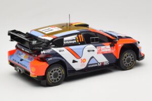 Hyundai i20 N Rally1 #11 Hyundai Shell Mobis WRT T. Neuville / M. Wydaeghe Rally Poland 2024 IXO 1:18 18RMC214 Metal — zdjęcie 2 z 6