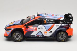 Hyundai i20 N Rally1 #8 Hyundai Shell Mobis WRT O. Tanak / M. Jarveoja Rally Chile 2024 IXO 1:18 18RMC223 Metal — zdjęcie 3 z 6
