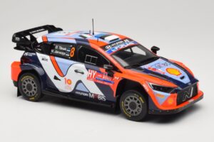Hyundai i20 N Rally1 #8 Hyundai Shell Mobis WRT O. Tanak / M. Jarveoja Rally Chile 2024 IXO 1:18 18RMC223 Metal — zdjęcie 4 z 6