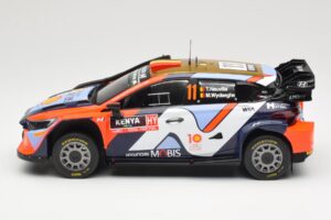 Hyundai i20 N Rally1 WRC Hybrid #11 T. Neuville / M. Wydaeghe Safari Rally Kenya 2024 IXO 1:18 18RMC208 Metal — zdjęcie 3 z 6