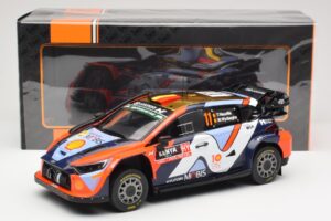 Hyundai i20 N Rally1 WRC Hybrid #11 T. Neuville / M. Wydaeghe Safari Rally Kenya 2024 IXO 1:18 18RMC208 Metal — zdjęcie 6 z 6