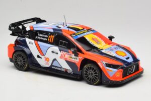 Hyundai i20 N Rally1 #11 T. Neuville / M. Wydaeghe Rally Japan WRC World Champion 2024 IXO 1:18 18RMC228 Metal — zdjęcie 4 z 6