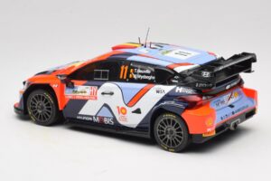 Hyundai i20 N Rally1 #11 T. Neuville / M. Wydaeghe Rally Japan WRC World Champion 2024 IXO 1:18 18RMC228 Metal — zdjęcie 5 z 6