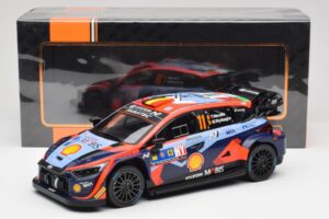Hyundai i20 N Rally1 WRC #11 T. Neuville / M. Wydaeghe Central European Rally Winner 2023 IXO 1:18 18RMC193 Metal — zdjęcie 6 z 6