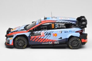 Hyundai i20 N Rally1 WRC #8 O. Tänak / M. Järveoja Rally Monte Carlo Night Version 2024 IXO 1:18 18RMC195 Metal — zdjęcie 3 z 6