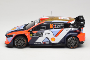 Hyundai i20 N WRC #16 A. Fourmaux / A. Coria Rally Monte Carlo 2025 IXO 1:18 18RMC230A Metal — zdjęcie 3 z 6
