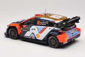 Hyundai i20 N WRC #16 A. Fourmaux / A. Coria Rally Monte Carlo 2025 IXO 1:18 18RMC230A Metal — zdjęcie 5 z 6