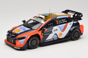 Hyundai i20 N WRC #16 A. Fourmaux / A. Coria Rally Monte Carlo Night Version 2025 IXO 1:18 18RMC230B Metal