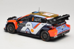 Hyundai i20 N WRC #16 A. Fourmaux / A. Coria Rally Monte Carlo Night Version 2025 IXO 1:18 18RMC230B Metal — zdjęcie 5 z 6