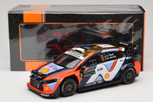Hyundai i20 N WRC #16 A. Fourmaux / A. Coria Rally Monte Carlo Night Version 2025 IXO 1:18 18RMC230B Metal — zdjęcie 6 z 6