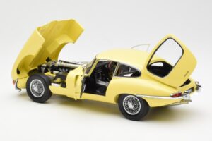 Jaguar E-Type 3.8 Series 1 Jasny Żółty Kyosho 1:18 08954LY Metal — zdjęcie 5 z 8