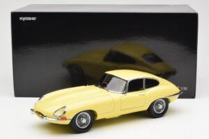 Jaguar E-Type 3.8 Series 1 Jasny Żółty Kyosho 1:18 08954LY Metal — zdjęcie 8 z 8